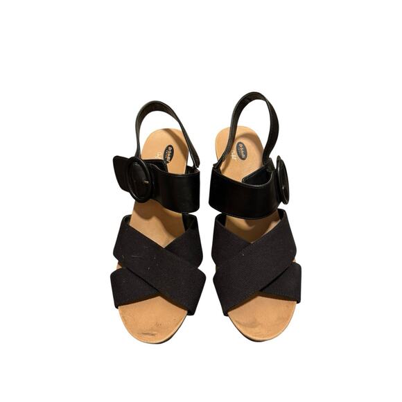 Dr. Scholl's "Modest" Lightweight Strappy Comfort Wedge Sandals size 11 M - Picture 1 of 10
